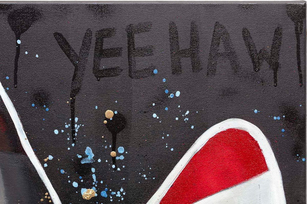 Texas Hold 'Em - Original by artist Becky Smith - Wyecliffe Galleries