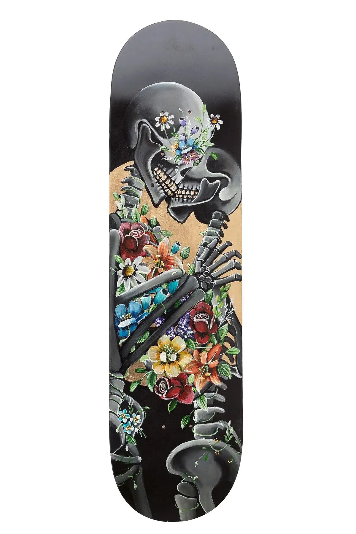 The Balance of Love – Original Skate Deck - SOLD by artist Becky Smith - Wyecliffe Galleries