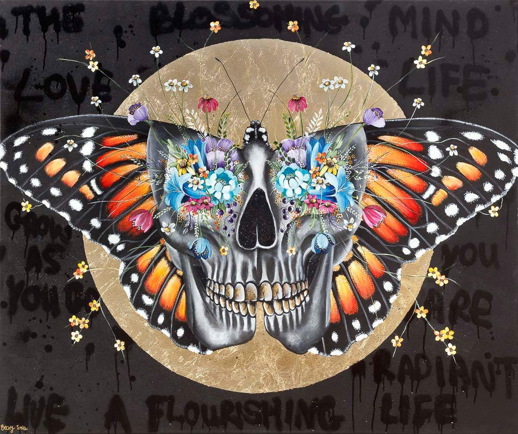 The Blossoming Mind - Original - SOLD by artist Becky Smith - Wyecliffe Galleries