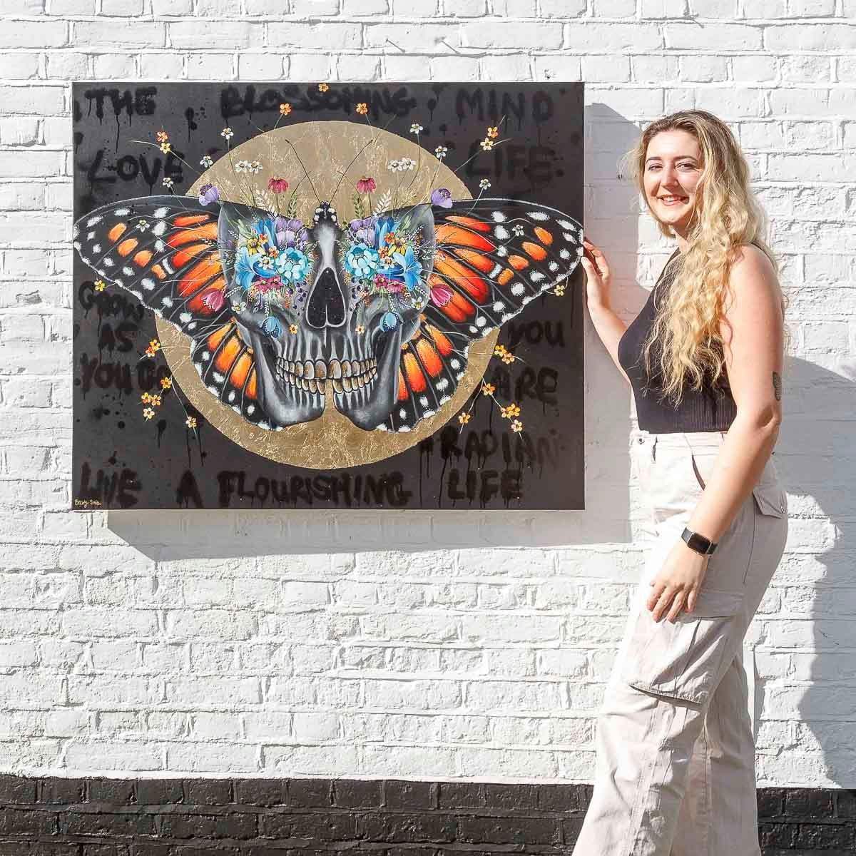 The Blossoming Mind - Original - SOLD by artist Becky Smith - Wyecliffe Galleries