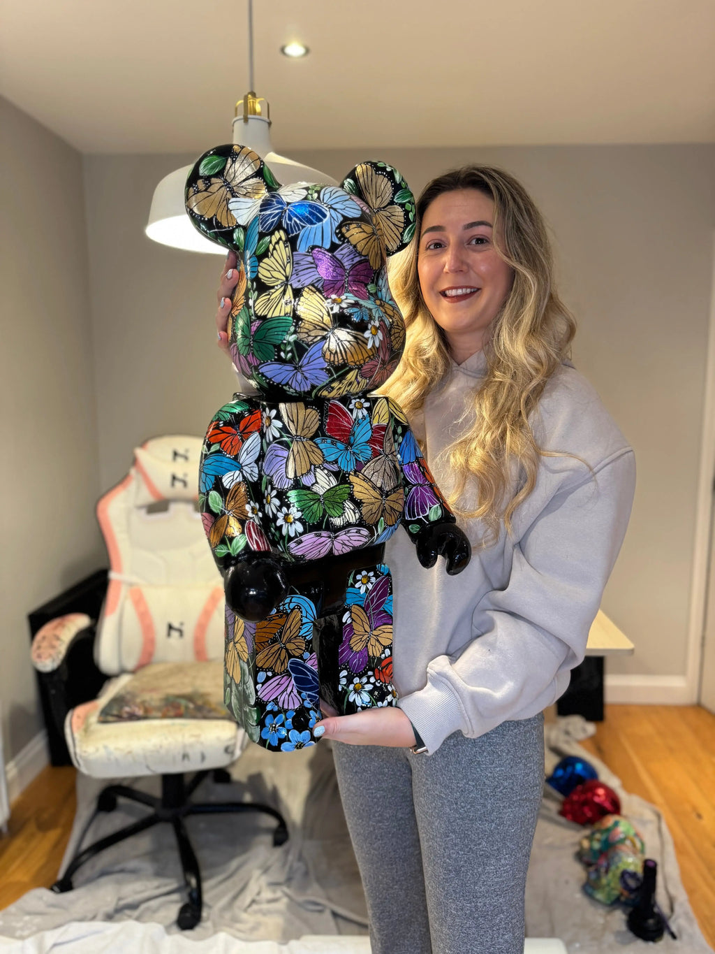 The Butterfly Effect - Original - SOLD by artist Becky Smith - Wyecliffe Galleries