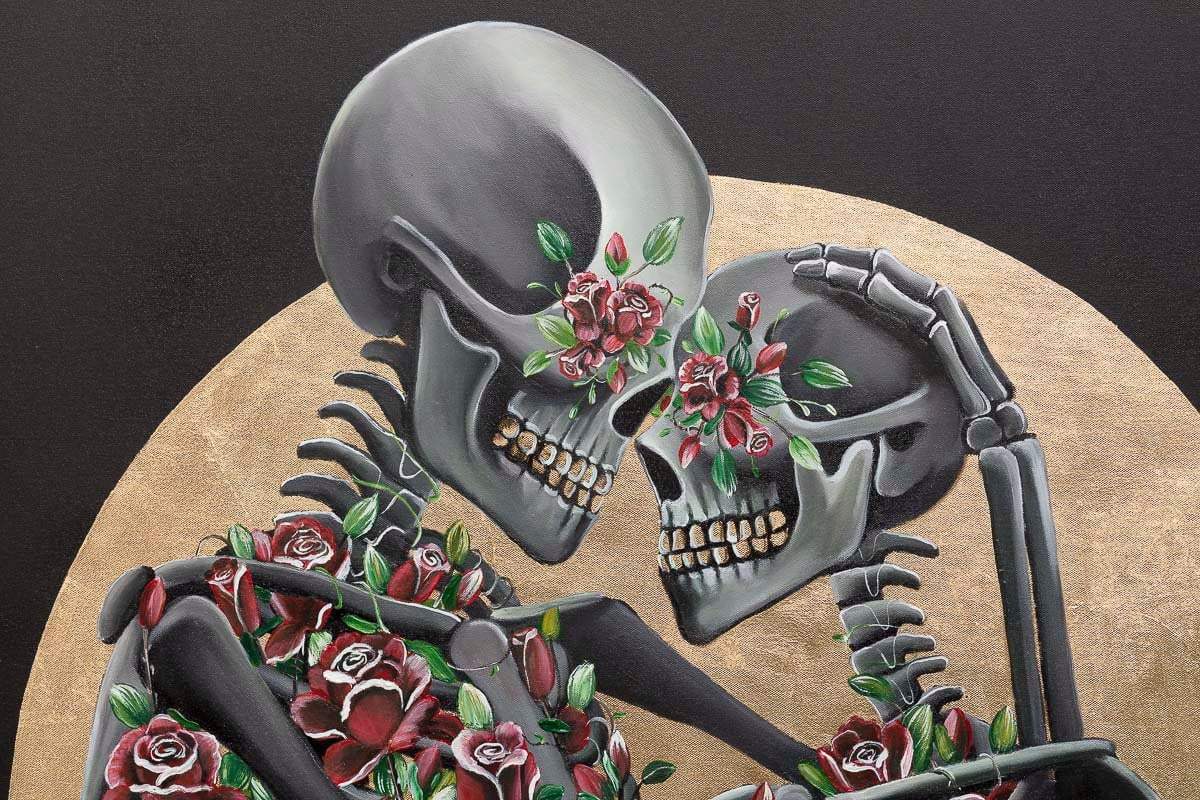 The Grateful Dead - Original - SOLD by artist Becky Smith - Wyecliffe Galleries