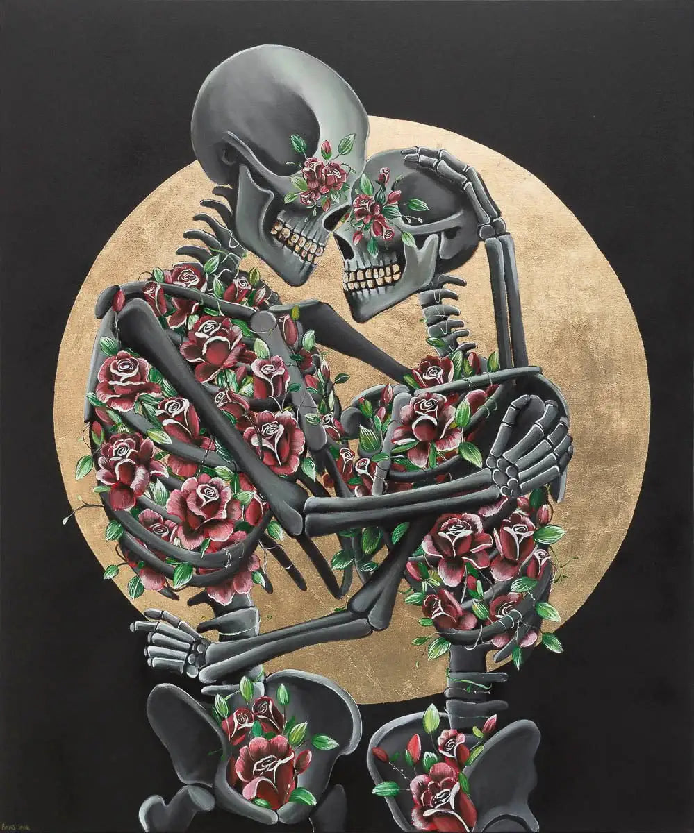 The Grateful Dead - Original - SOLD by artist Becky Smith - Wyecliffe Galleries