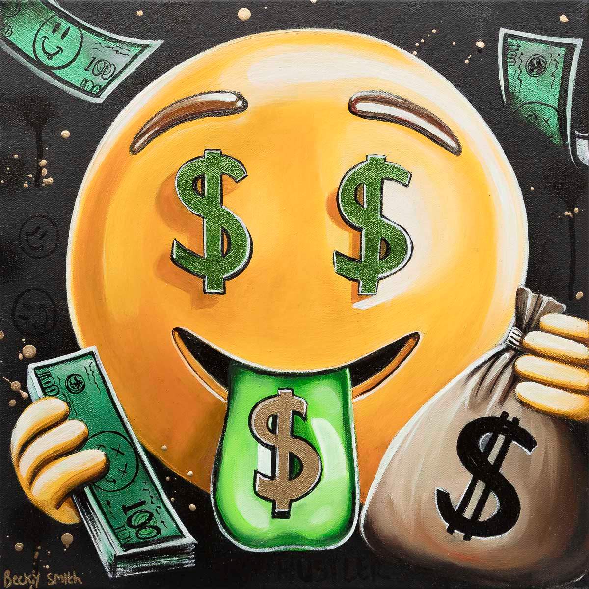 The Hustler - Original - SOLD by artist Becky Smith - Wyecliffe Galleries