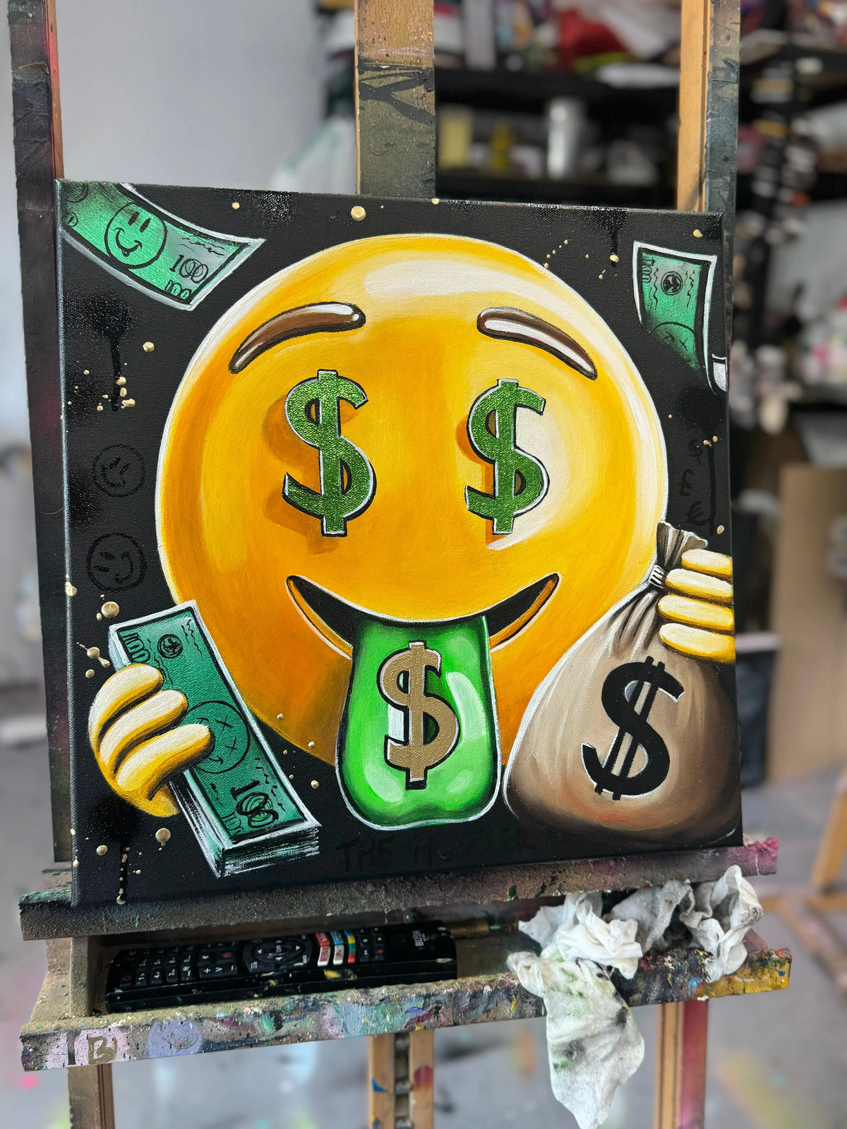 The Hustler - Original - SOLD by artist Becky Smith - Wyecliffe Galleries