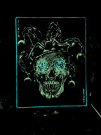 Joker - Black Suits - Original - SOLD by artist Becky Smith - Wyecliffe Galleries