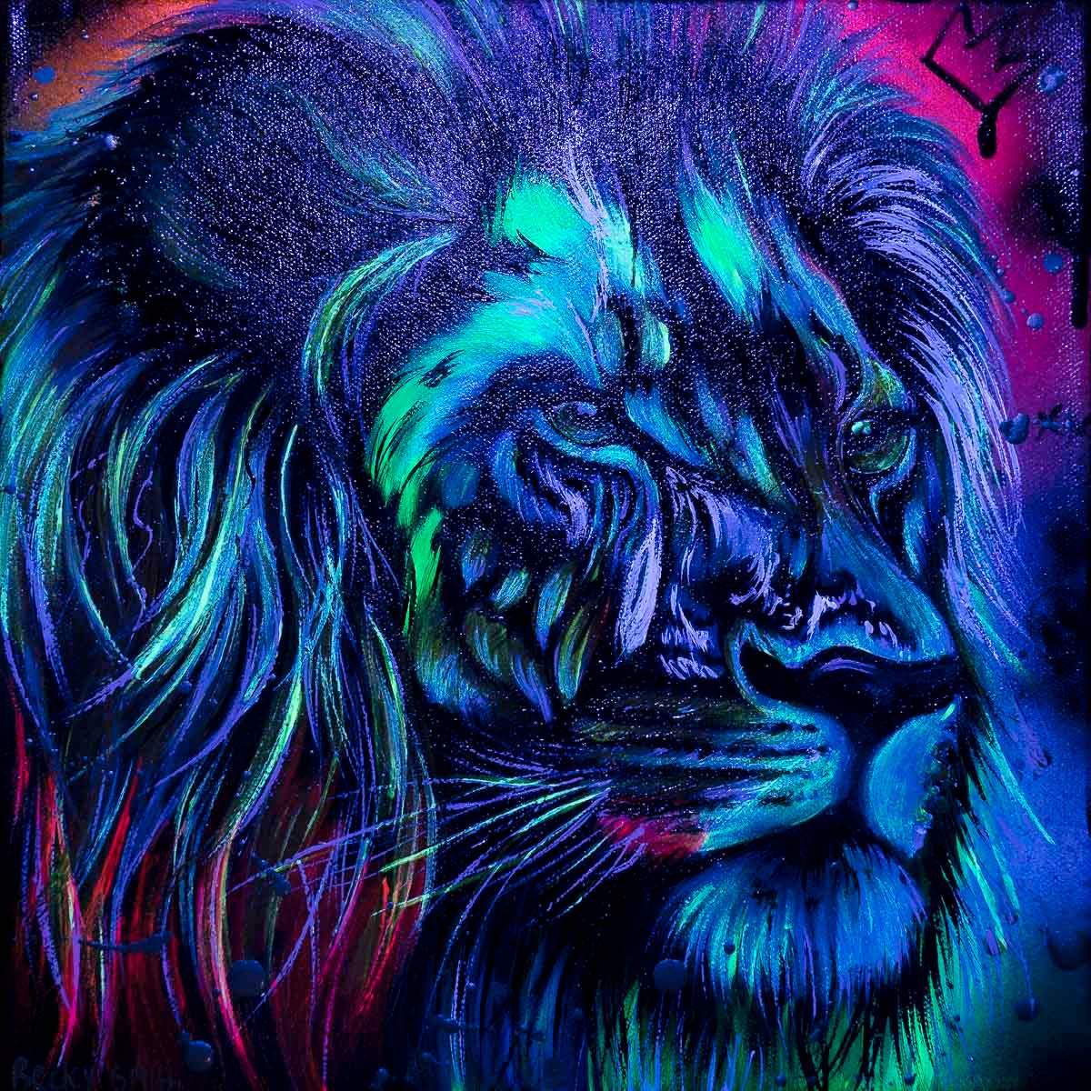 The King - Original - SOLD by artist Becky Smith - Wyecliffe Galleries