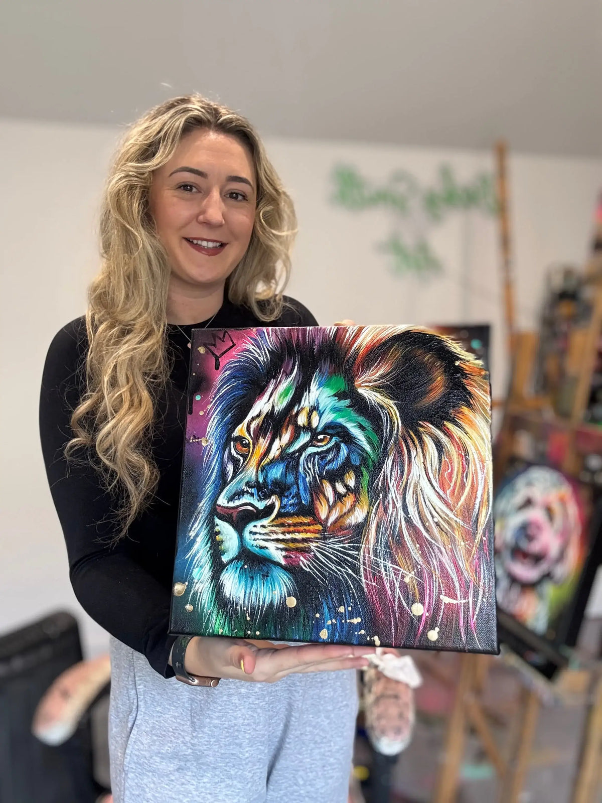 The King - Original - SOLD by artist Becky Smith - Wyecliffe Galleries