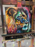 The King - Original - SOLD by artist Becky Smith - Wyecliffe Galleries