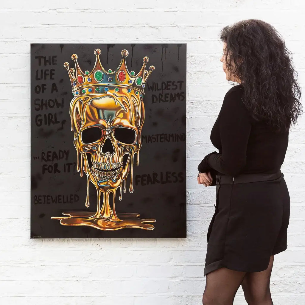 The Life Of A Showgirl - Original - SOLD by artist Becky Smith - Wyecliffe Galleries