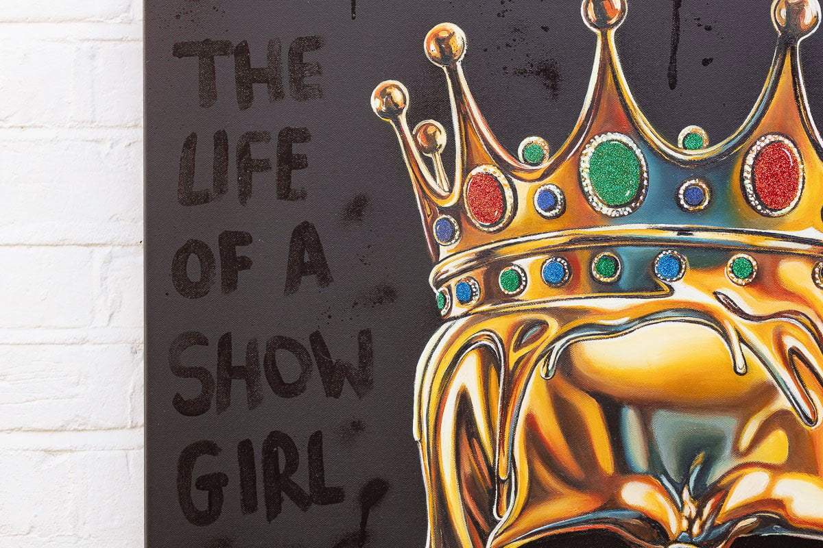 The Life Of A Showgirl - Original - SOLD by artist Becky Smith - Wyecliffe Galleries