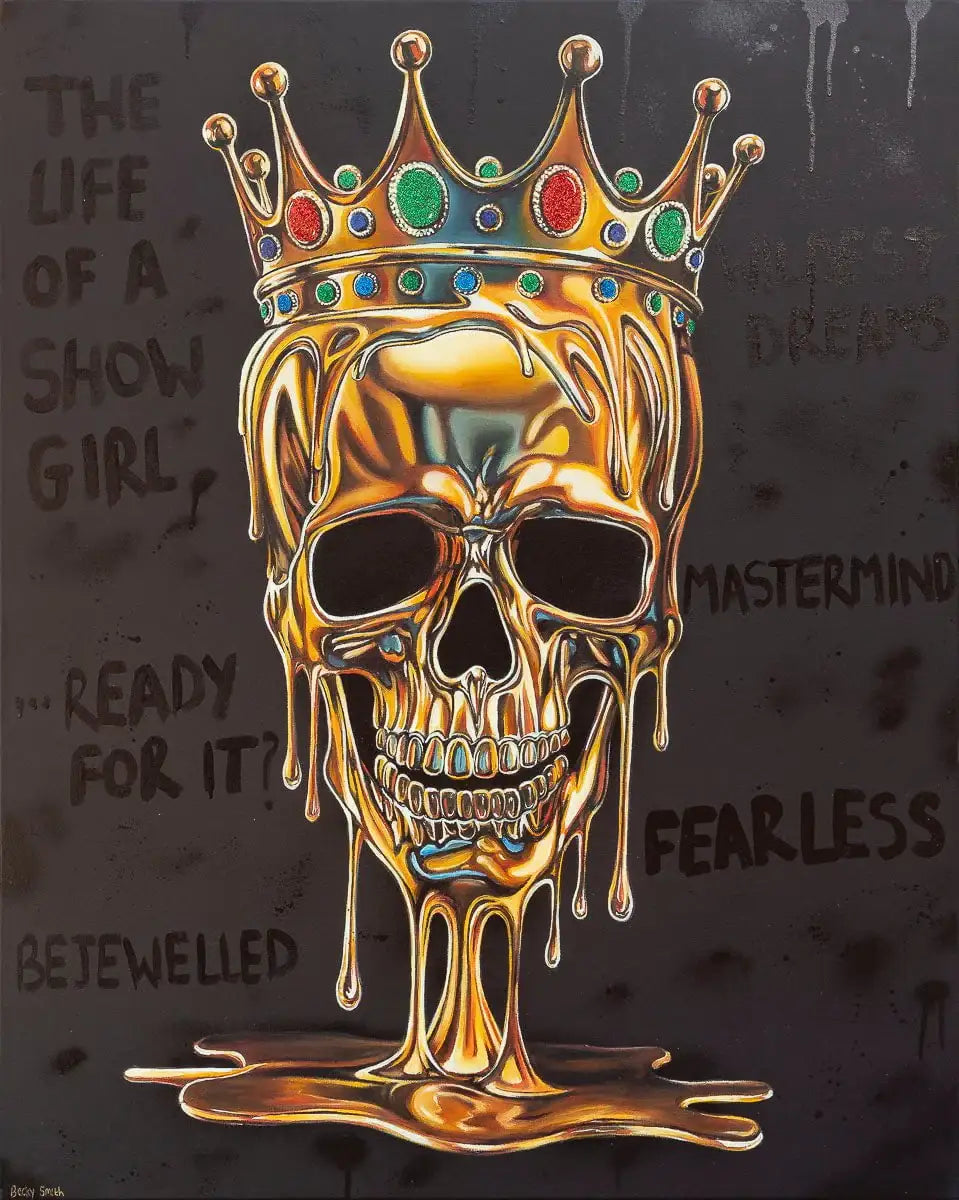 The Life Of A Showgirl - Original - SOLD by artist Becky Smith - Wyecliffe Galleries