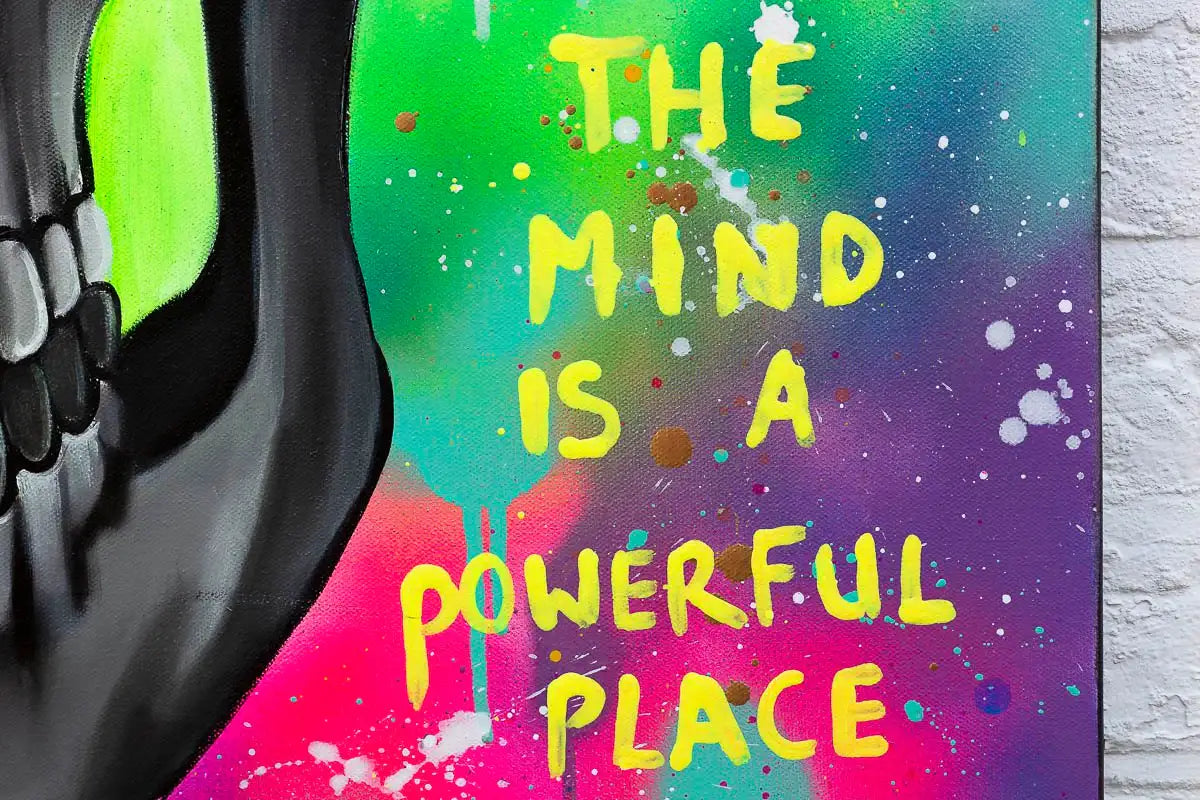 The Mind Is A Powerful Place - Original - SOLD by artist Becky Smith - Wyecliffe Galleries