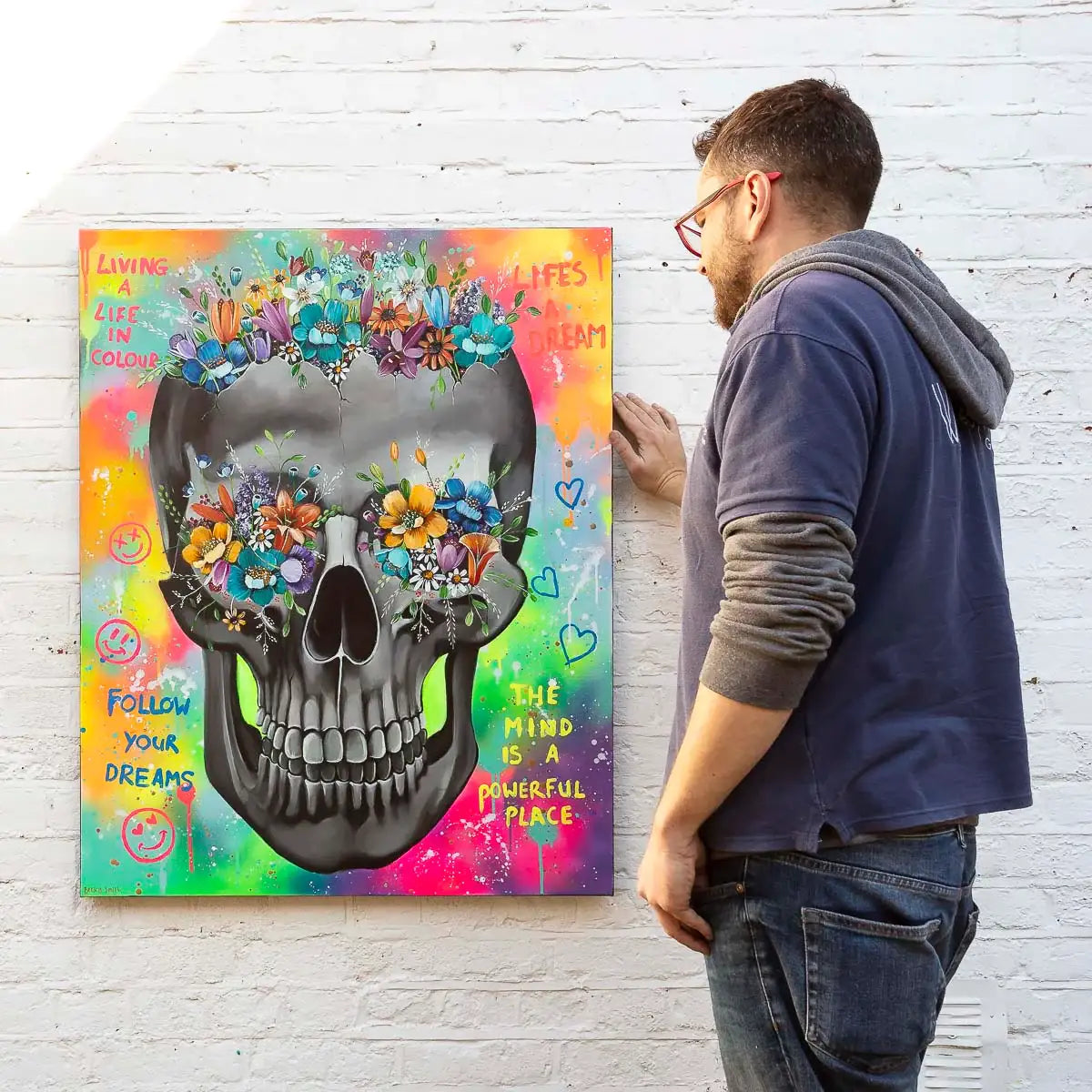 The Mind Is A Powerful Place - Original - SOLD by artist Becky Smith - Wyecliffe Galleries