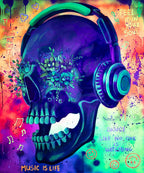 The Music Made Me Do It - Original - SOLD by artist Becky Smith - Wyecliffe Galleries