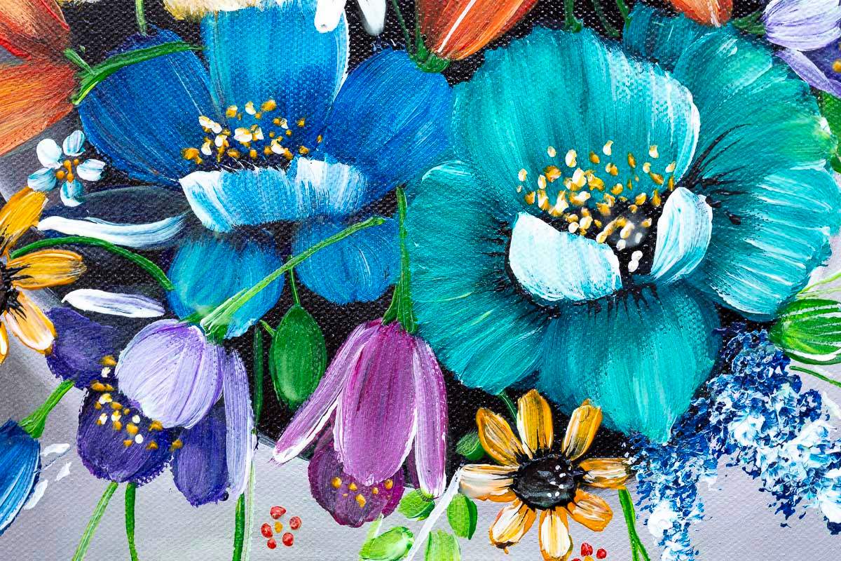 The Music Made Me Do It - Original - SOLD by artist Becky Smith - Wyecliffe Galleries