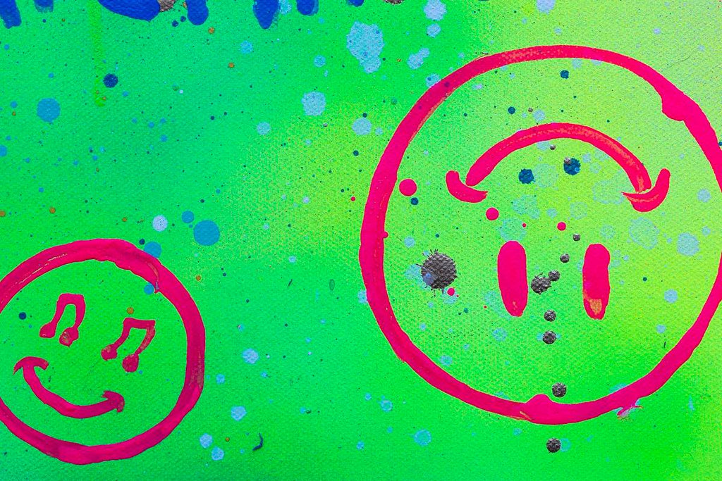 The Music Made Me Do It - Original - SOLD by artist Becky Smith - Wyecliffe Galleries