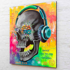 The Music Made Me Do It - Original - SOLD by artist Becky Smith - Wyecliffe Galleries