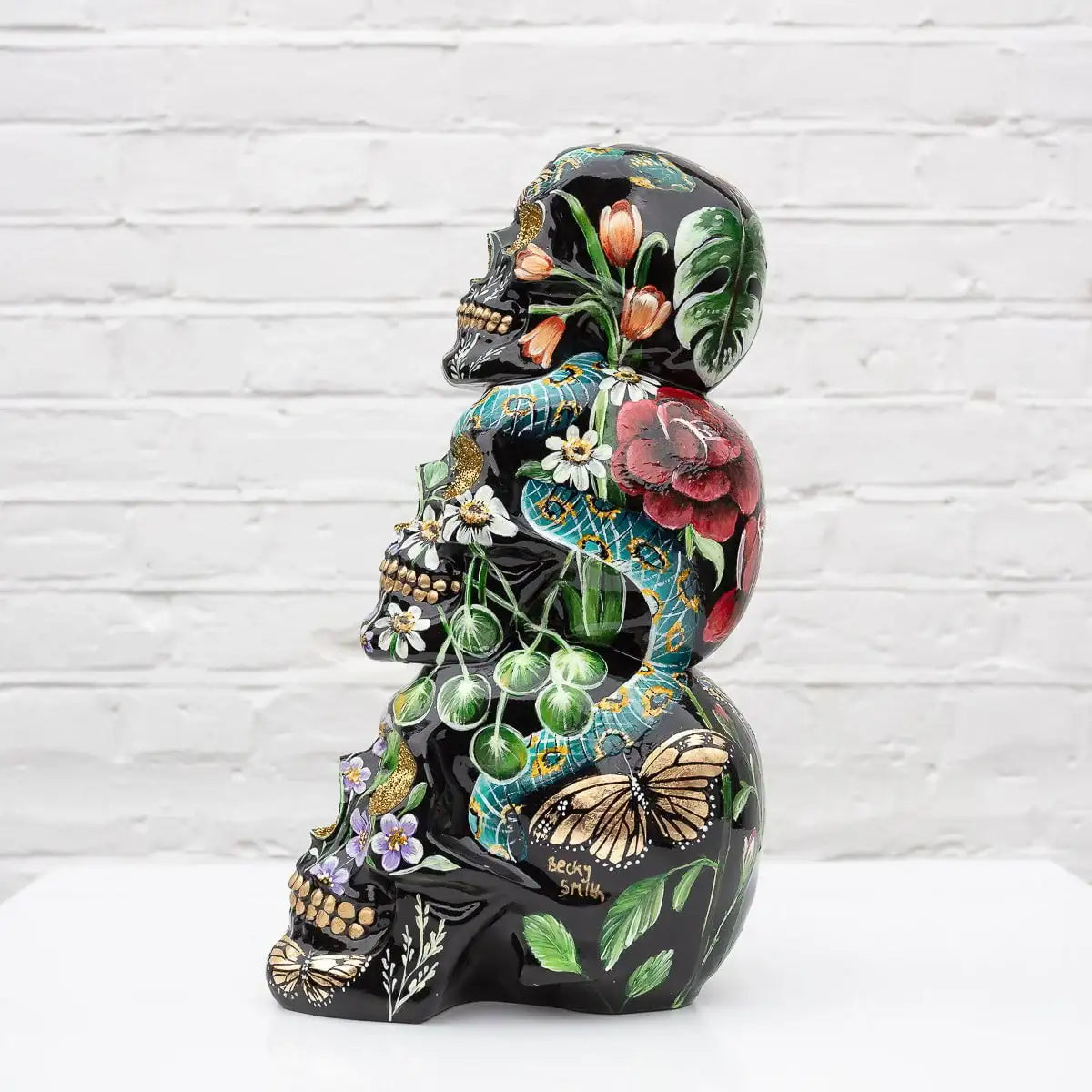 The Power Of Three - Original Sculpture by artist Becky Smith - Wyecliffe Galleries