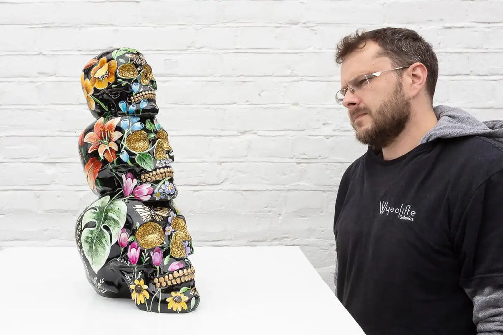 The Power Of Three - Original Sculpture by artist Becky Smith - Wyecliffe Galleries