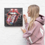 The Rolling Stones - Original by artist Becky Smith - Wyecliffe Galleries