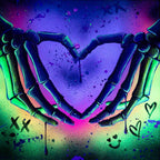 Signs Of Love I - Original - SOLD by artist Becky Smith - Wyecliffe Galleries