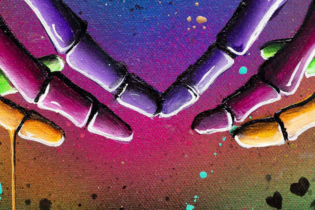 Signs Of Love I - Original - SOLD by artist Becky Smith - Wyecliffe Galleries