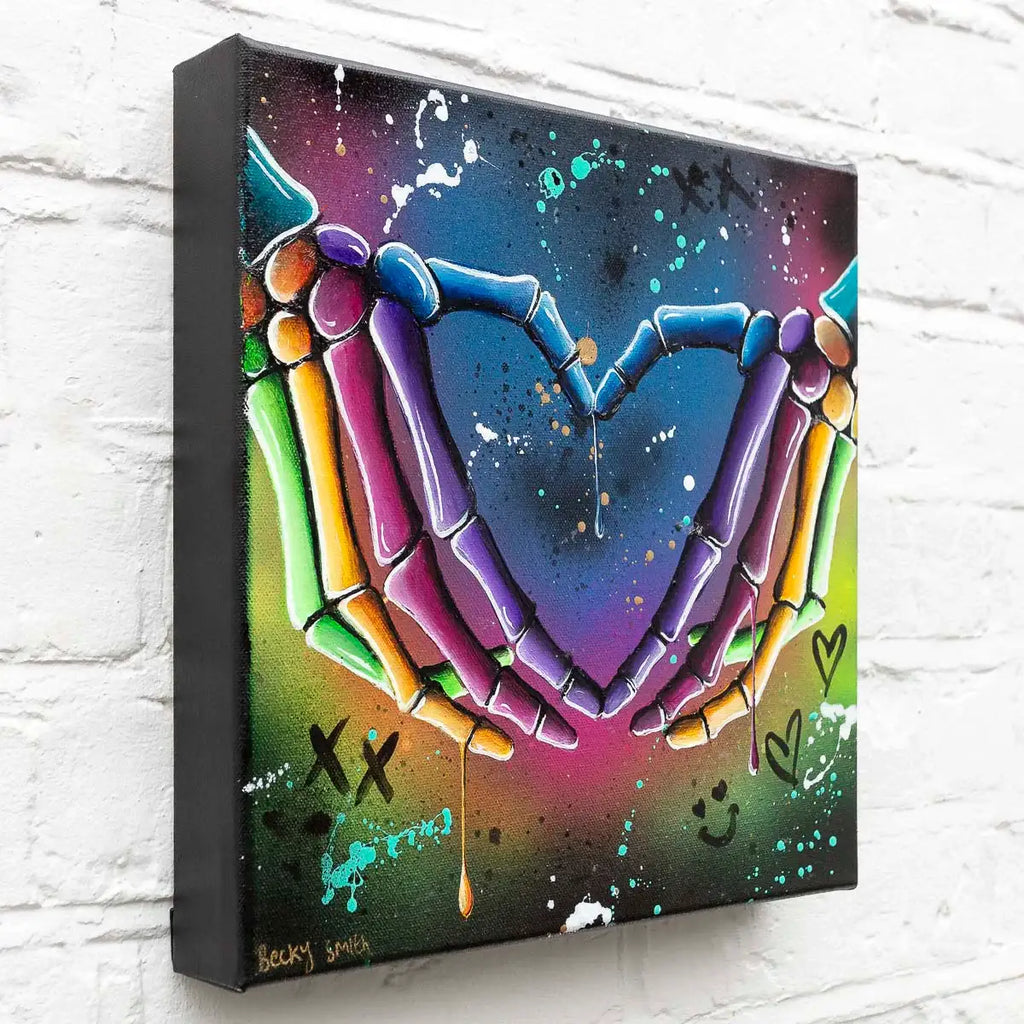 Signs Of Love I - Original - SOLD by artist Becky Smith - Wyecliffe Galleries