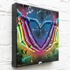 Signs Of Love I - Original - SOLD by artist Becky Smith - Wyecliffe Galleries