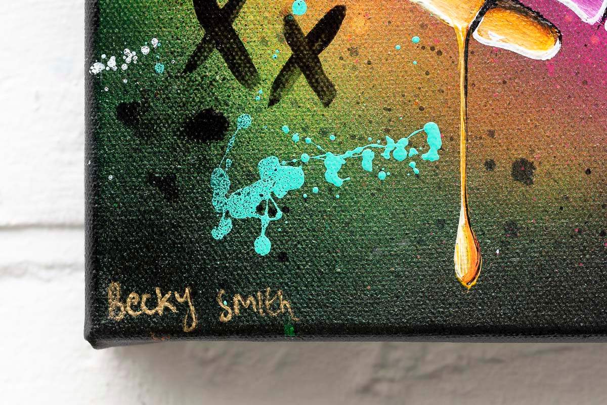 Signs Of Love I - Original - SOLD by artist Becky Smith - Wyecliffe Galleries