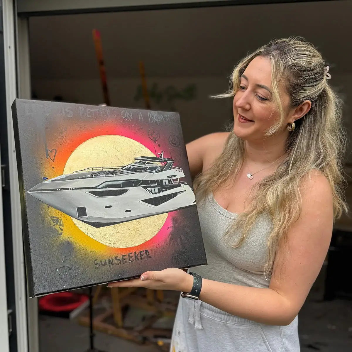 The Sunseeker - Original by artist Becky Smith - Wyecliffe Galleries