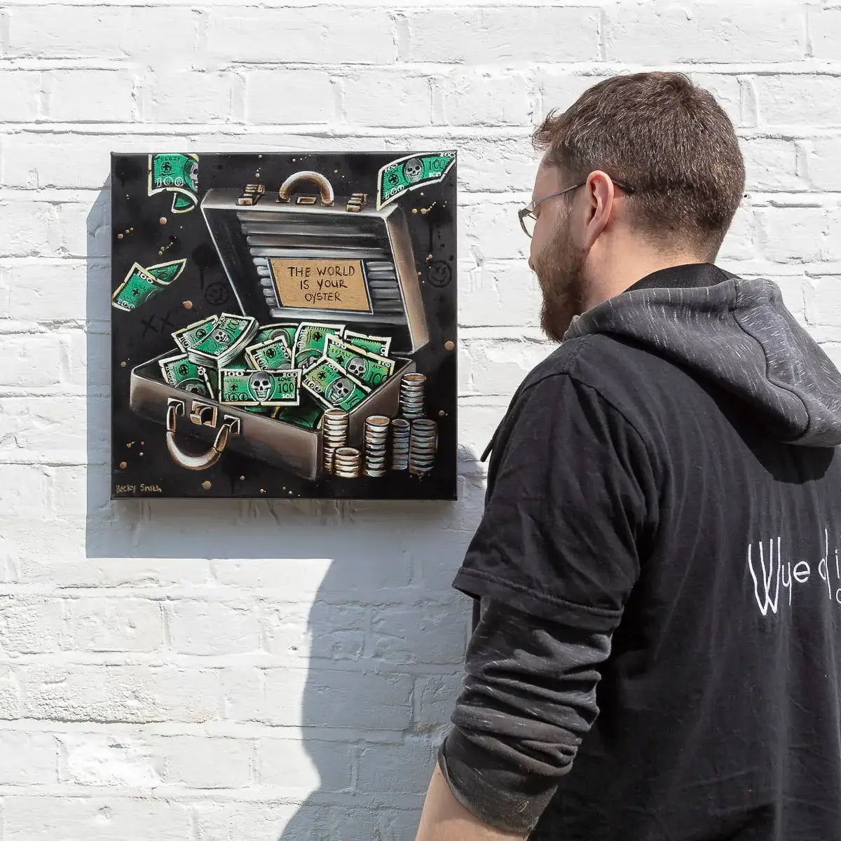 The World Is Your Oyster - Original - SOLD by artist Becky Smith - Wyecliffe Galleries