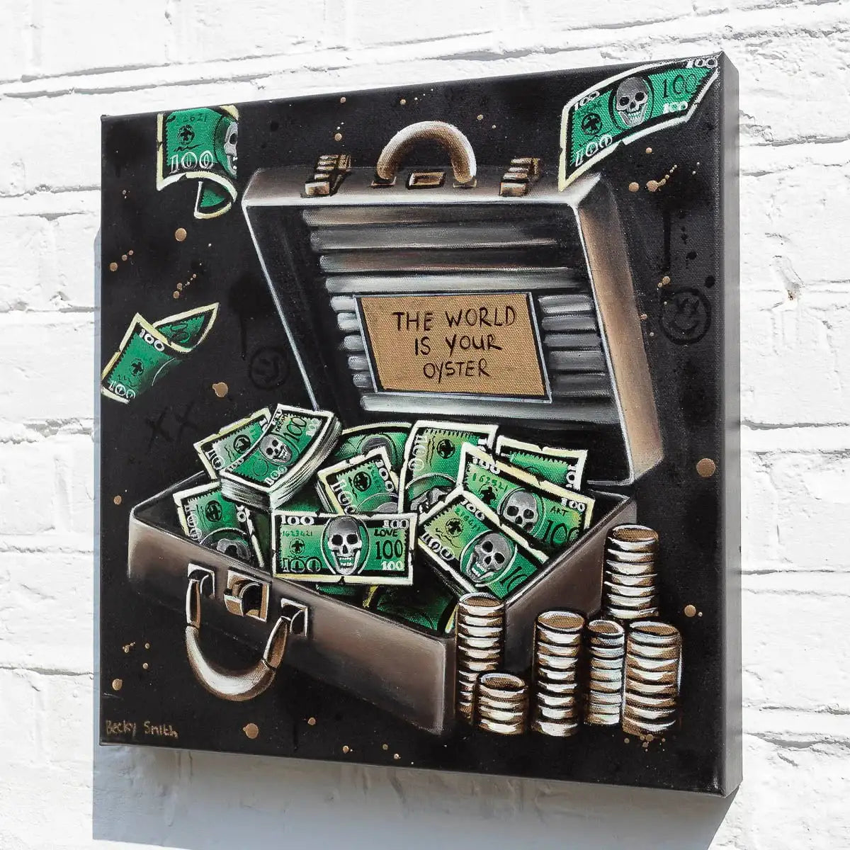 The World Is Your Oyster - Original - SOLD by artist Becky Smith - Wyecliffe Galleries