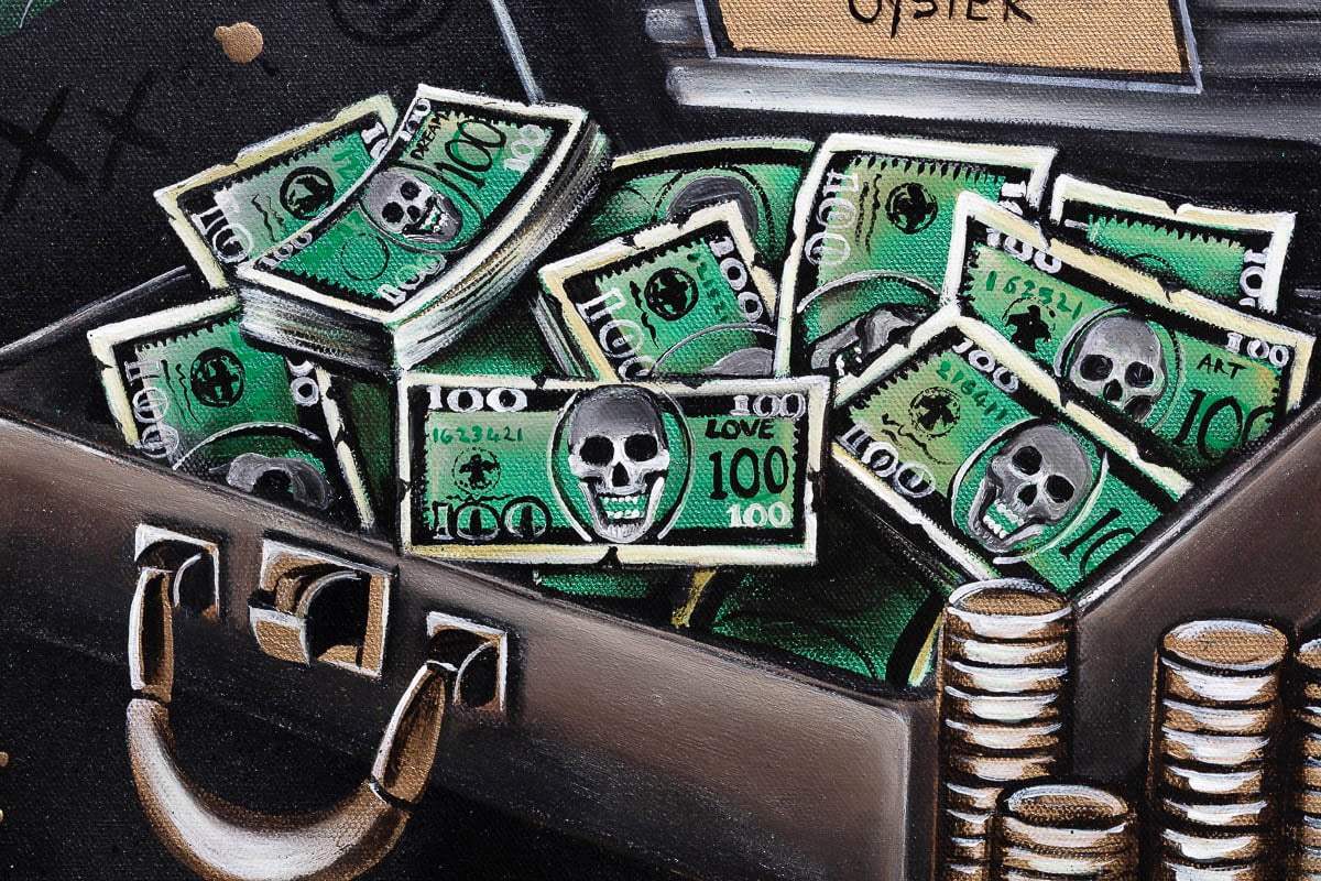 The World Is Your Oyster - Original - SOLD by artist Becky Smith - Wyecliffe Galleries