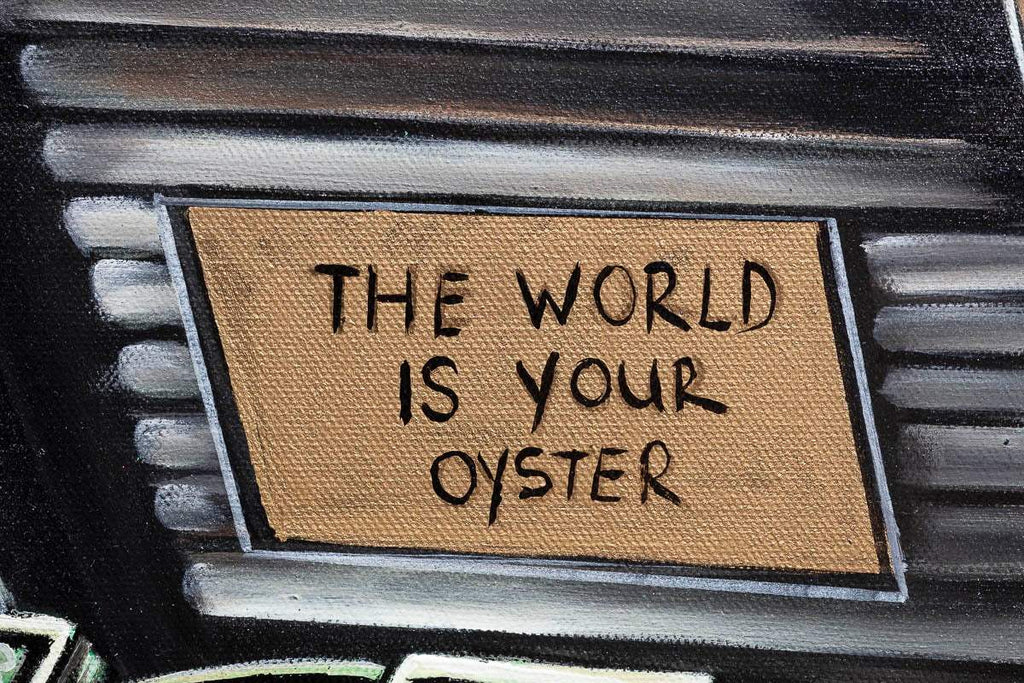 The World Is Your Oyster - Original - SOLD by artist Becky Smith - Wyecliffe Galleries