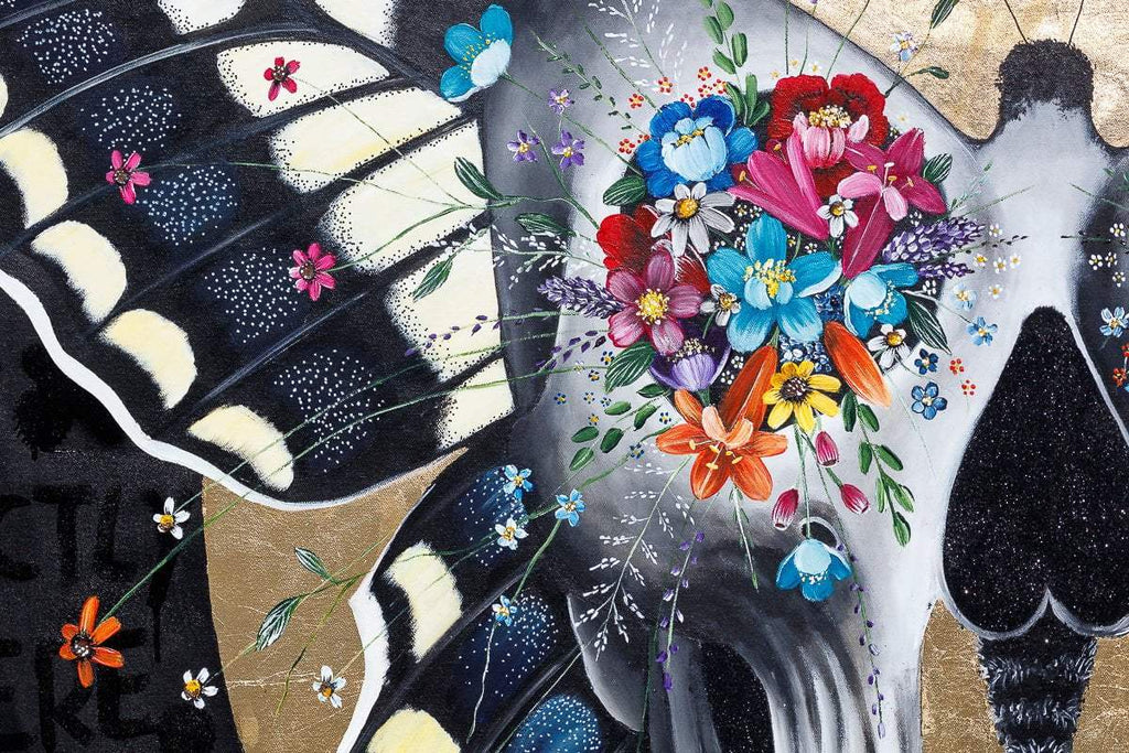 There's Beauty In The Chaos - Original - SOLD by artist Becky Smith - Wyecliffe Galleries