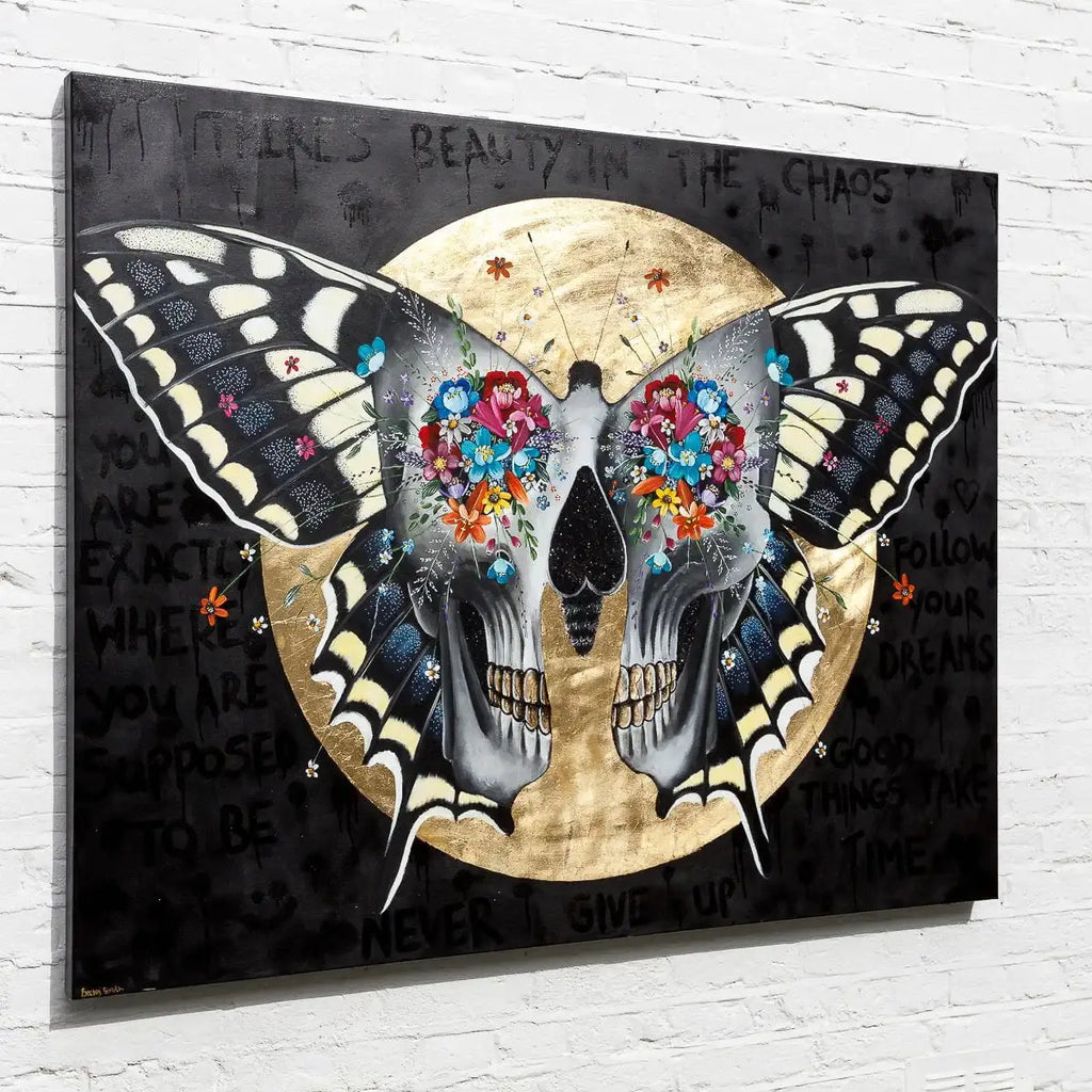 There's Beauty In The Chaos - Original - SOLD by artist Becky Smith - Wyecliffe Galleries