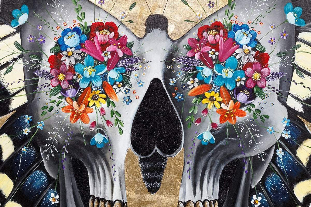 There's Beauty In The Chaos - Original - SOLD by artist Becky Smith - Wyecliffe Galleries