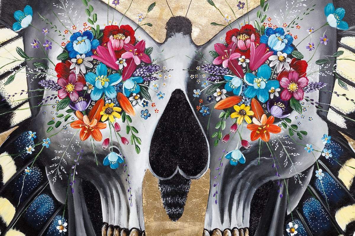 There's Beauty In The Chaos - Original - SOLD by artist Becky Smith - Wyecliffe Galleries