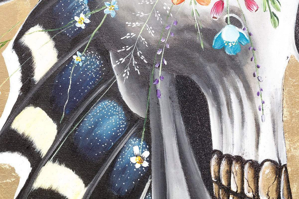 There's Beauty In The Chaos - Original - SOLD by artist Becky Smith - Wyecliffe Galleries