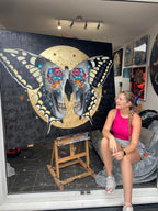 There's Beauty In The Chaos - Original - SOLD by artist Becky Smith - Wyecliffe Galleries