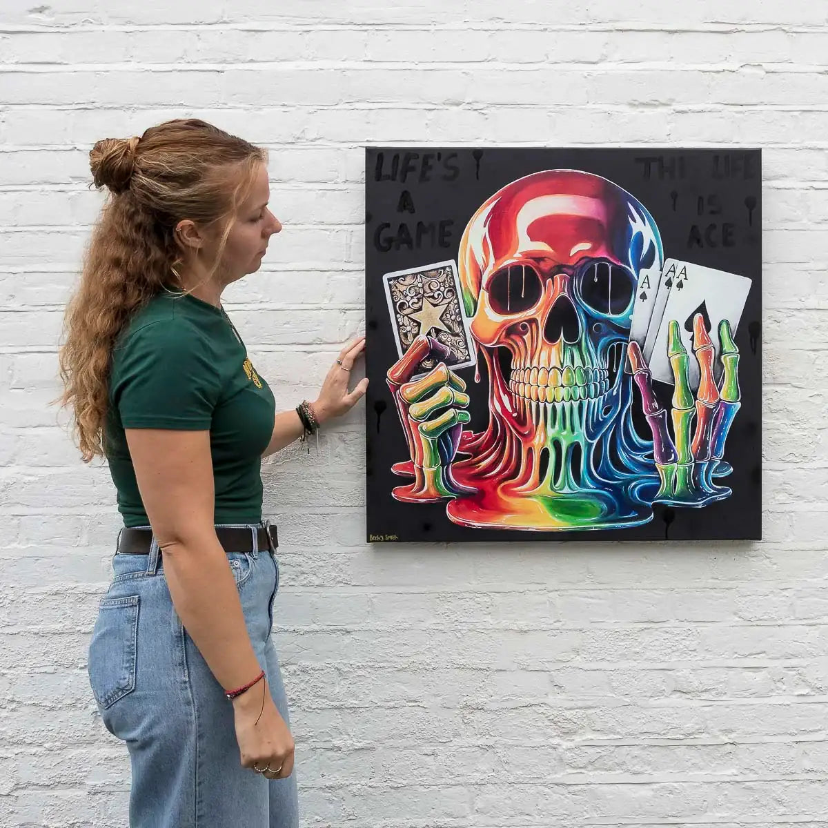 This Life Is Ace - Deluxe Edition (Box Canvas) by artist Becky Smith - Wyecliffe Galleries