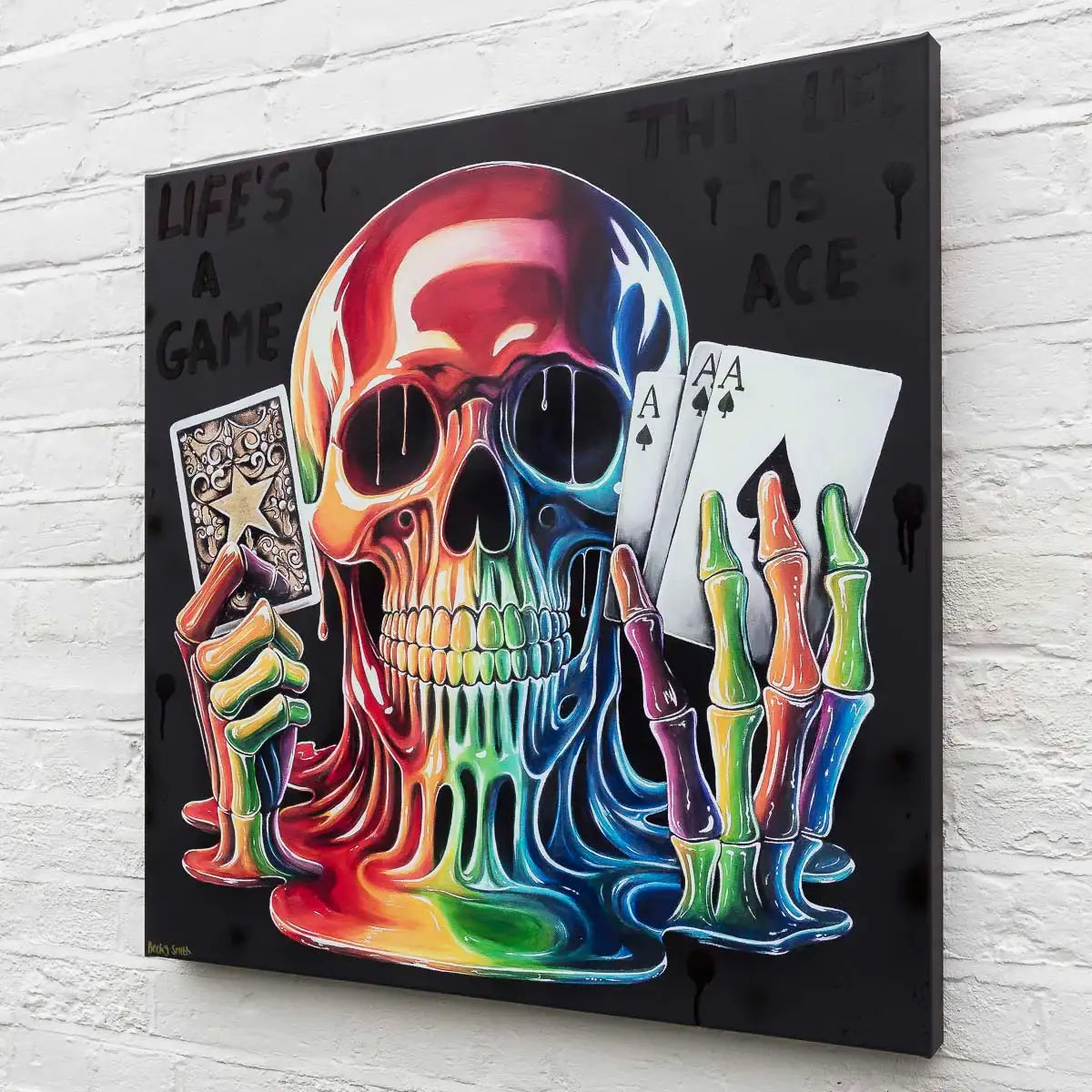 This Life Is Ace - Deluxe Edition (Box Canvas) by artist Becky Smith - Wyecliffe Galleries