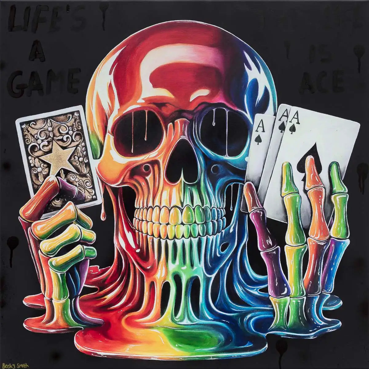 This Life Is Ace - Deluxe Edition (Box Canvas) by artist Becky Smith - Wyecliffe Galleries