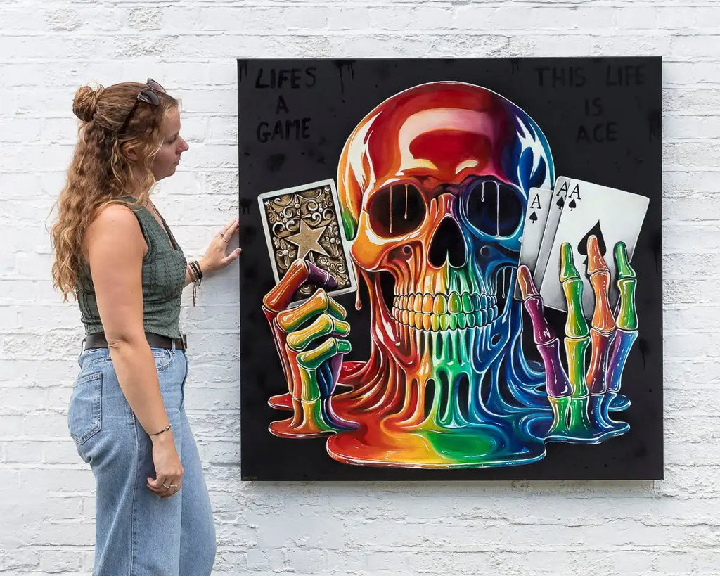 This Life Is Ace - Original - SOLD by artist Becky Smith - Wyecliffe Galleries