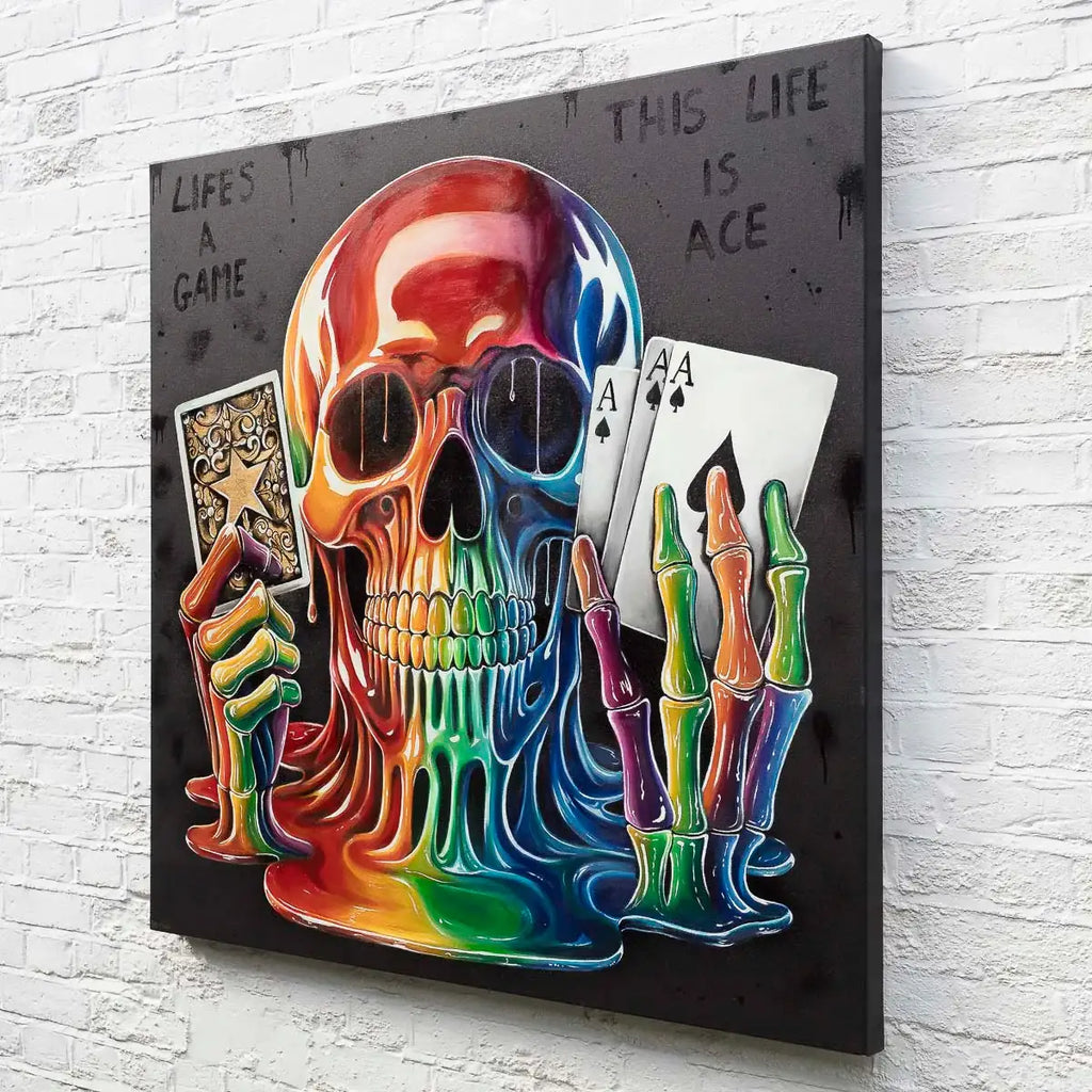 This Life Is Ace - Original - SOLD by artist Becky Smith - Wyecliffe Galleries