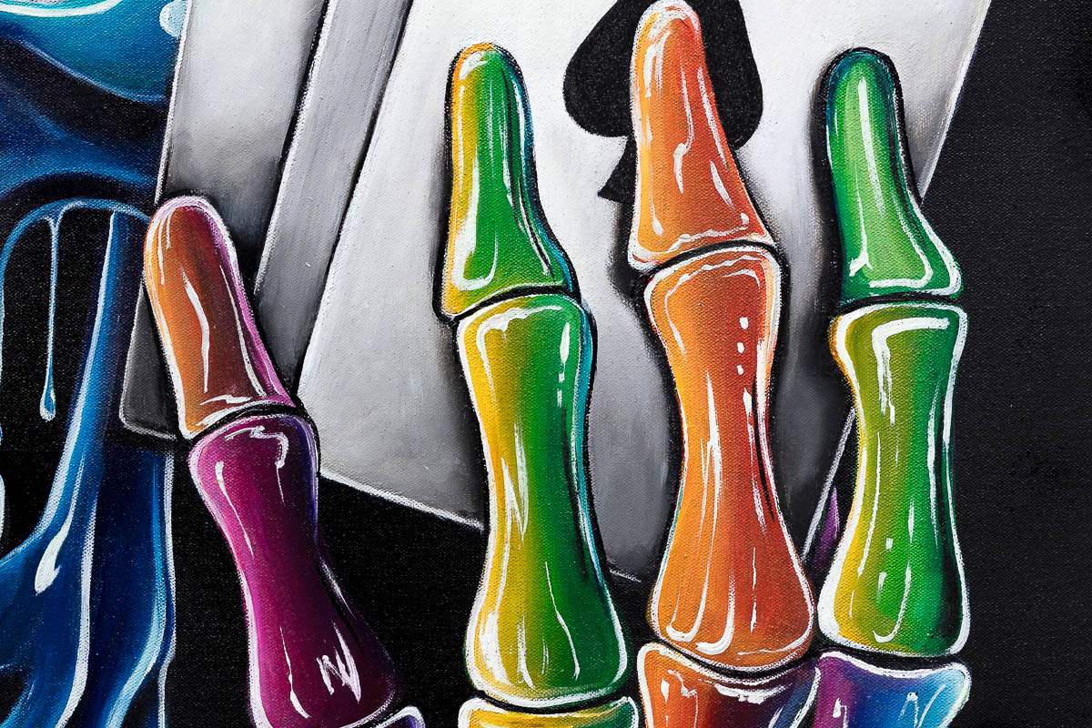 This Life Is Ace - Original - SOLD by artist Becky Smith - Wyecliffe Galleries