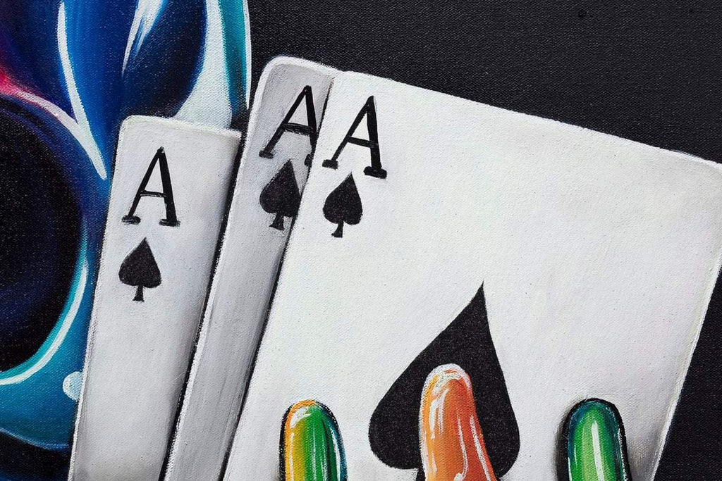 This Life Is Ace - Original - SOLD by artist Becky Smith - Wyecliffe Galleries