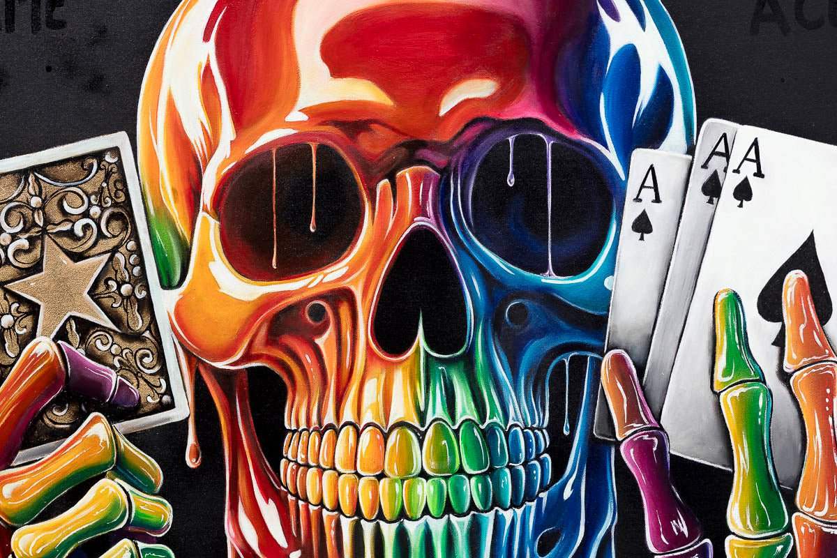 This Life Is Ace - Original - SOLD by artist Becky Smith - Wyecliffe Galleries