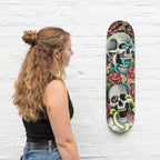 This Life Is Wild – Original Skate Deck - SOLD by artist Becky Smith - Wyecliffe Galleries